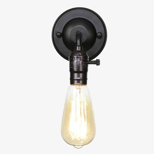 Edison glödlampa stil LED industriell vägglampa
