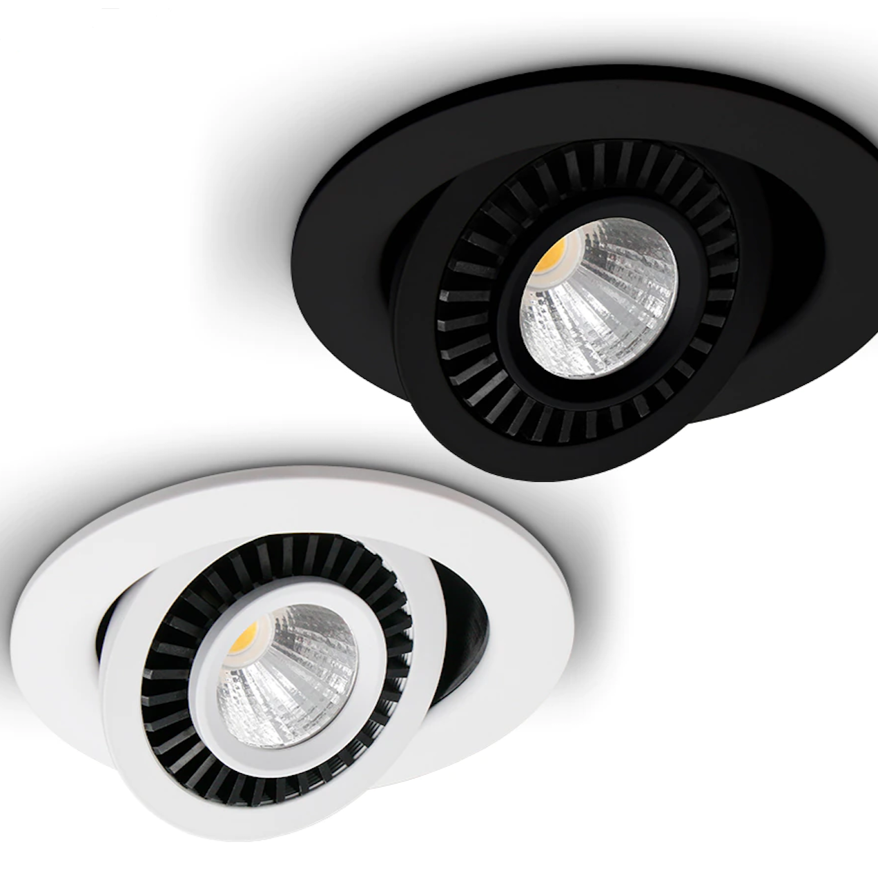 Modern rund LED justerbar infälld spotlight