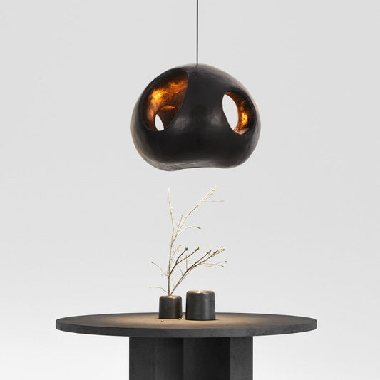 Aldo svart rund design taklampa