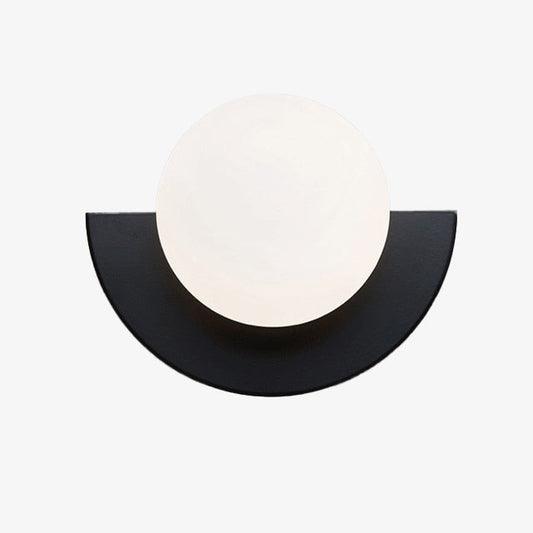 Macaron Nordic halvcirkel LED-vägglampa