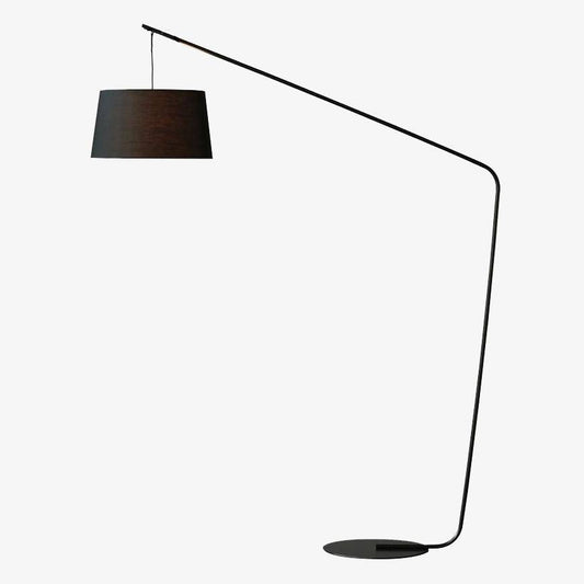 Svart designer golvlampa med Creative tyg lampskärm