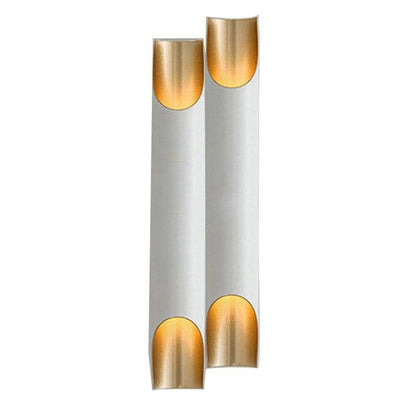Cylindrisk design vägglampa i aluminium