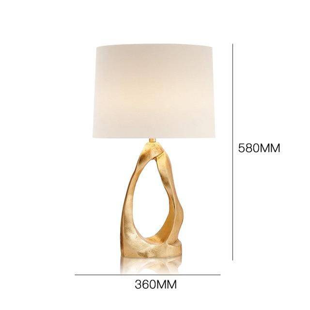 Modern design LED-bordslampa med vit lampskärm Créative