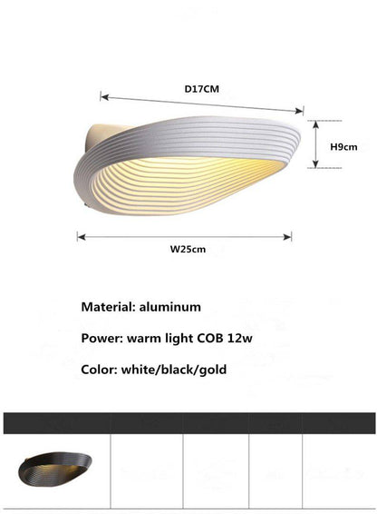 Öppen design LED-vägglampa Surface