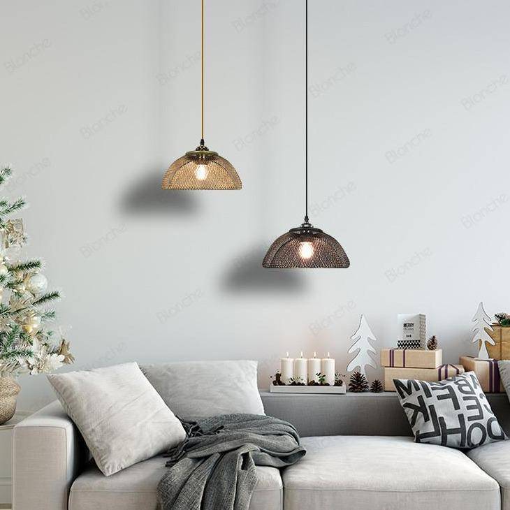 Retro LED hänglampa i industriell stil metall Hang