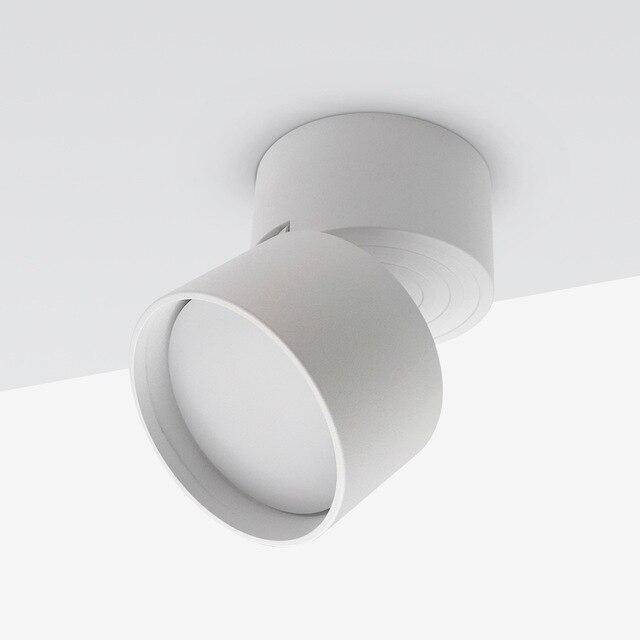 Loft modern rund justerbar LED-spotlight