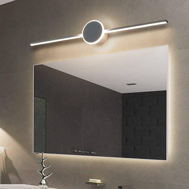 Designer LED vägglampa för spegel med olika rammodeller
