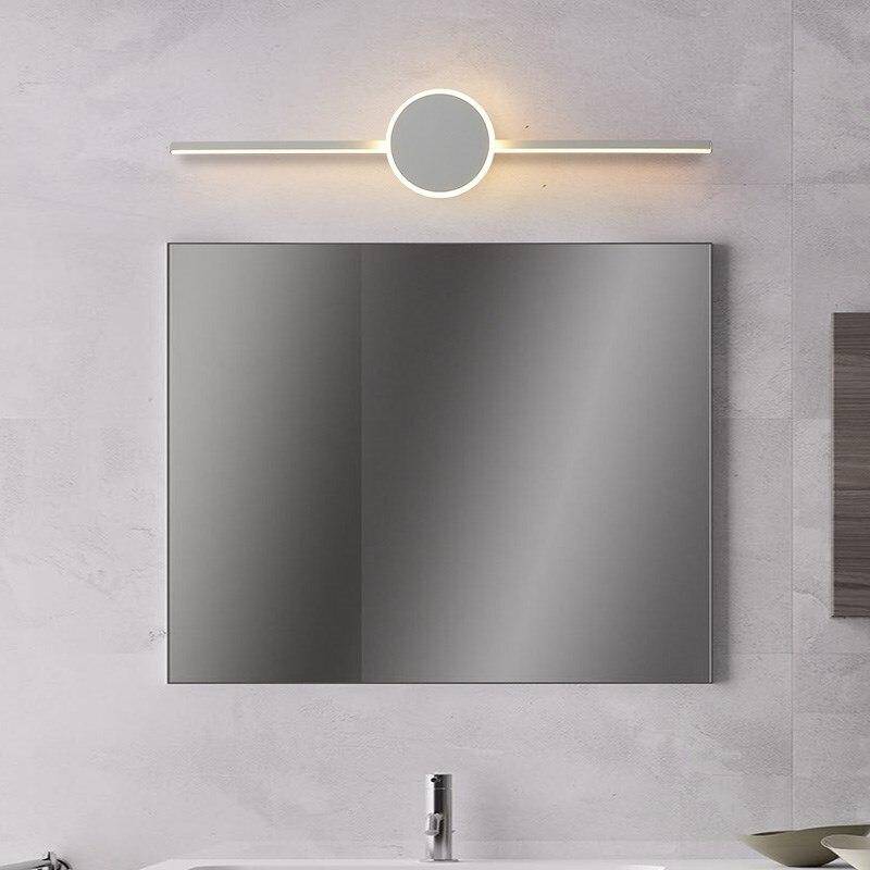 Designer LED vägglampa för spegel med olika rammodeller