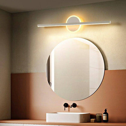 Spegel guld eller vit LED design vägglampa