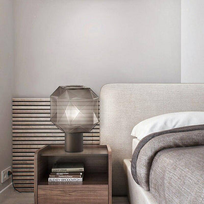 Designer LED-bordslampa med minimalistiska geometriska former