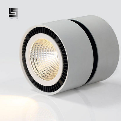 Rundad LED-spotlight med 360° rotation