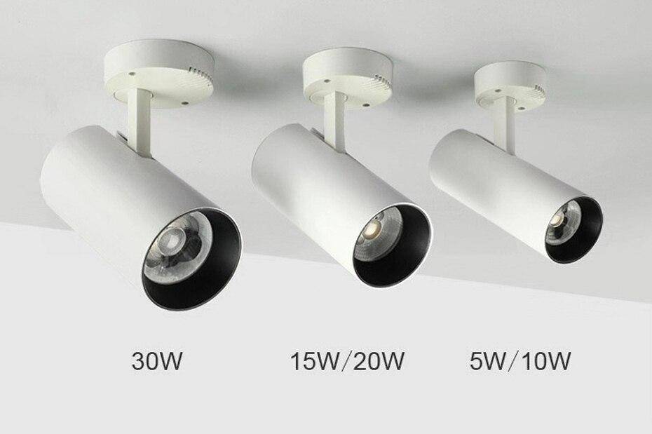 Modern LED cylinderspotlight Loft i aluminium