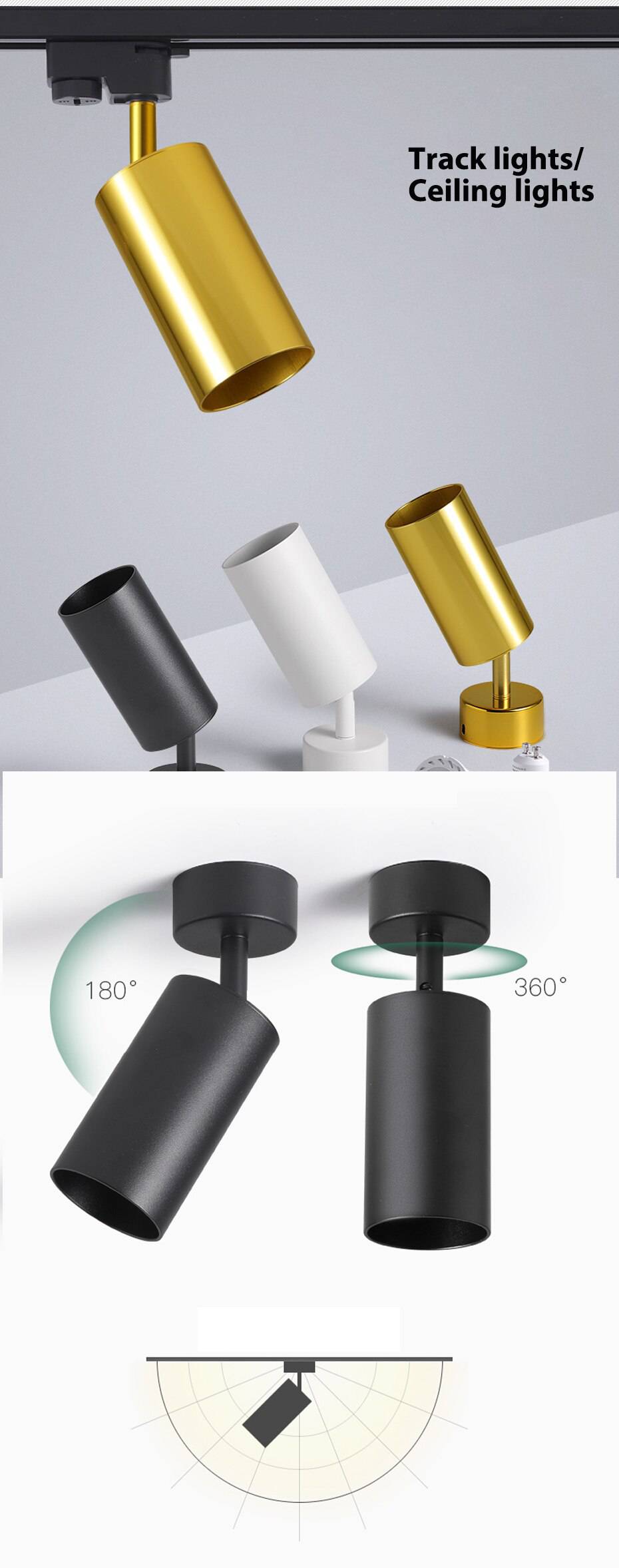 Aluminium cylinder LED designstrålkastare