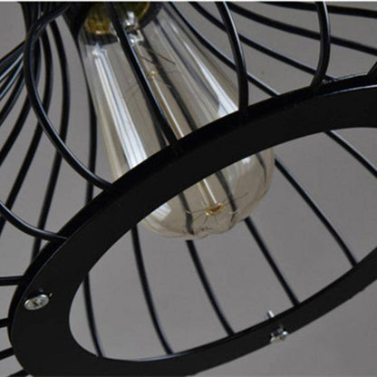 Industriell design taklampa med burlampa