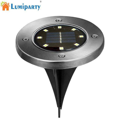 Lumiparty 8 LED infälld utomhusspotlight