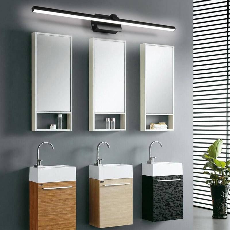 Vägglampa för badrumsspegel aluminiumstång