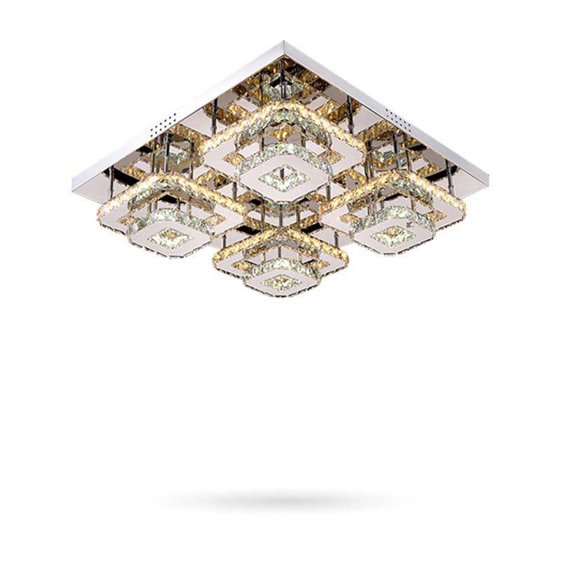 Fyrkantig LED fyrkantig taklampa i kristall