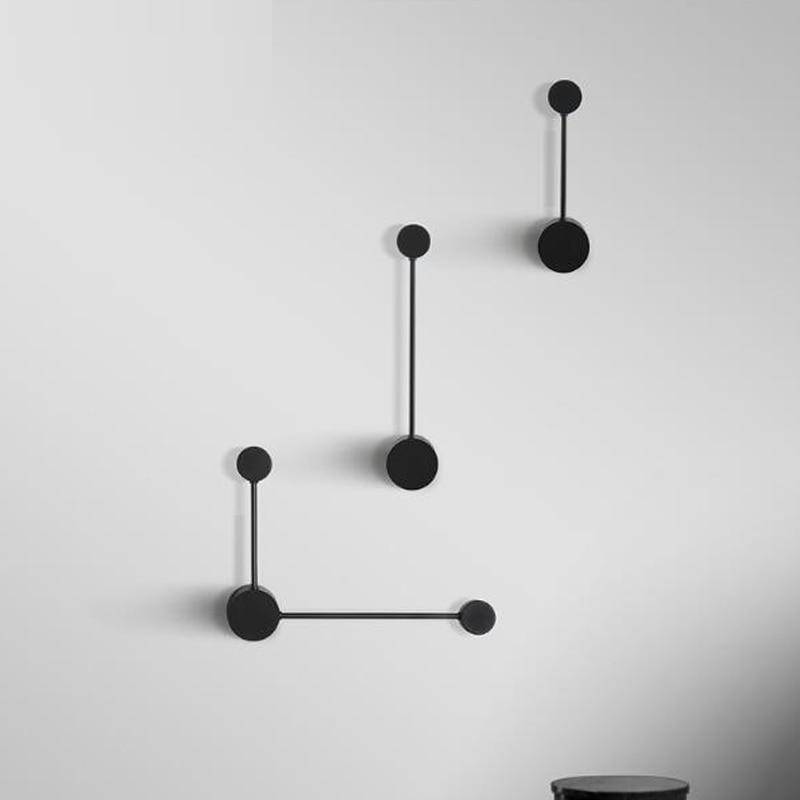 Dots LED-vägglampa i konstnärlig design