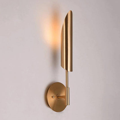 Designer LED tub vägglampa brons