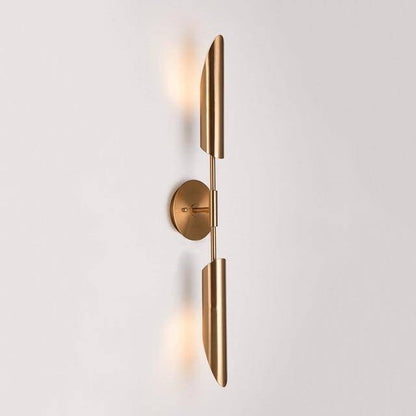 Designer LED tub vägglampa brons