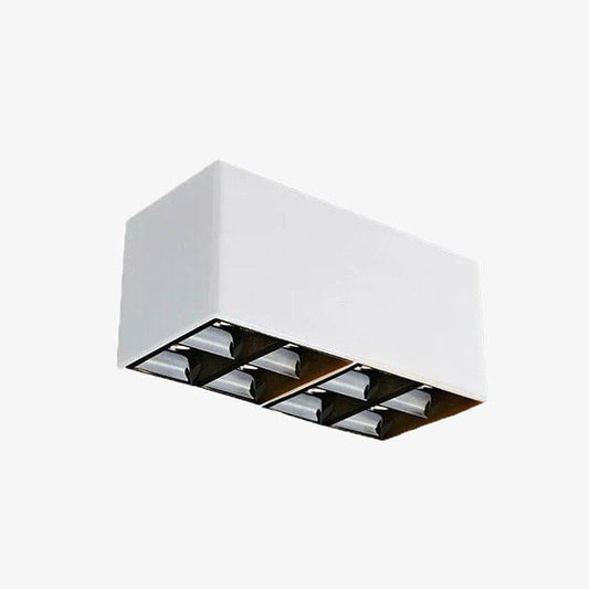 Modern spot LED box rektangel metall Ljus
