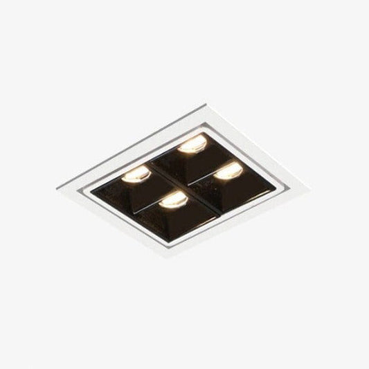 Modern fyrkantig LED-spotlight och 60° justerbar vinkel Dina