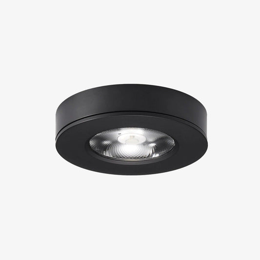 Modern LED extra tunn rund aluminiumspotlight Delma