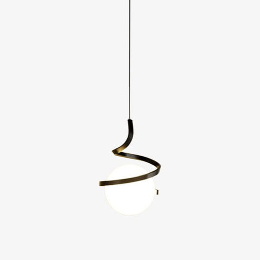 Polino vågig minimalistisk LED-design taklampa