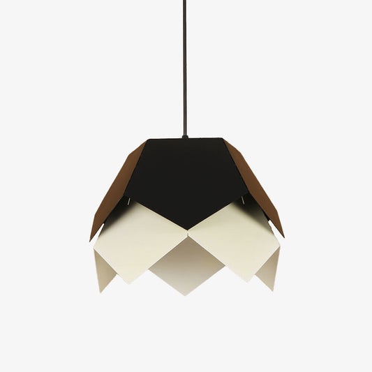 Modern LED-hängande lampskärm i origami-stil Daisuke