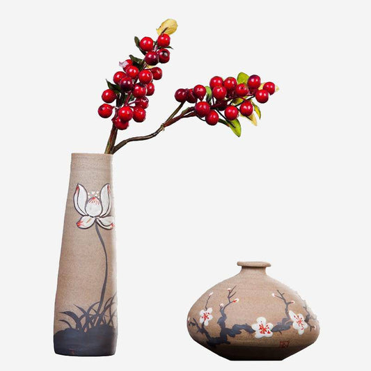 Vintage japansk stil keramikvas